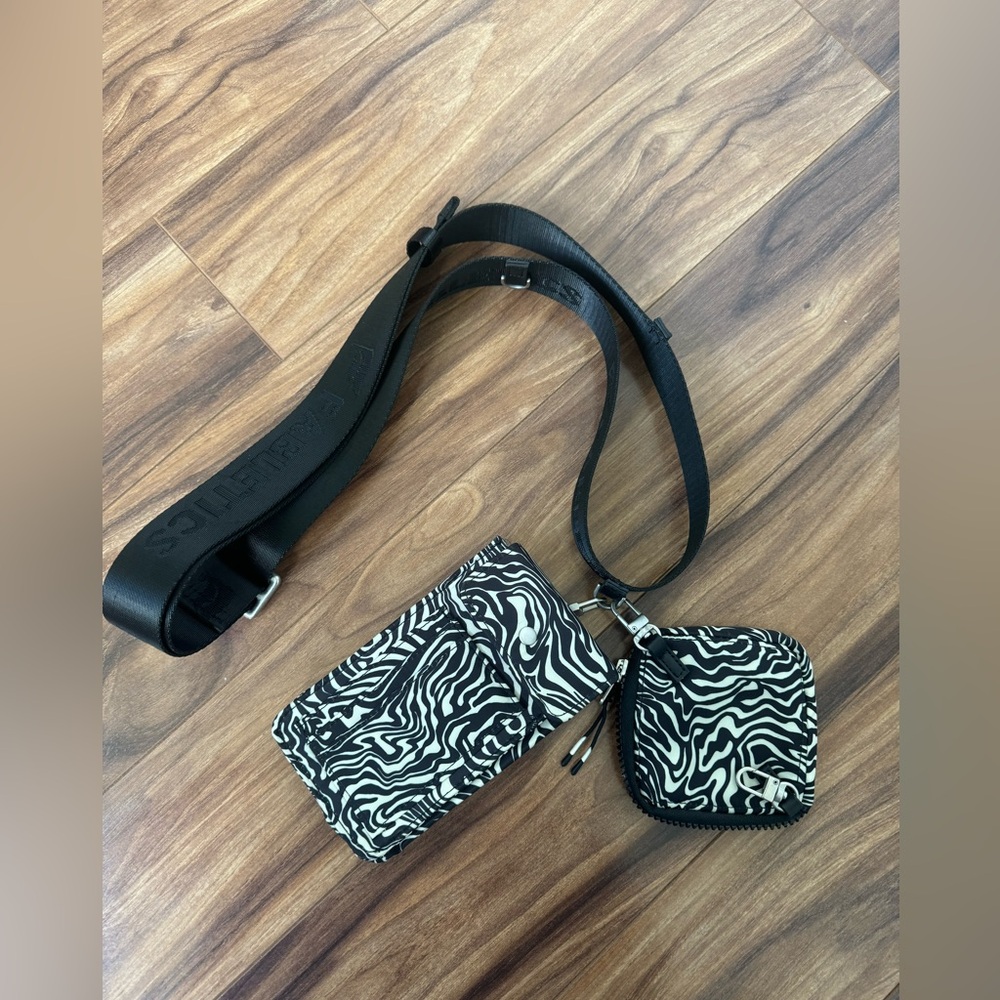 Fabletics Cell Phone Lanyard Bag with Small Purse
